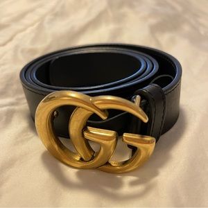 Gucci GG Leather Belt